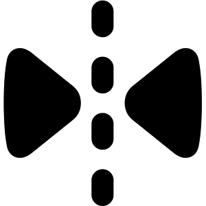 Flip Horizontal Arrow 1 Icon from Flex Solid - Free Set