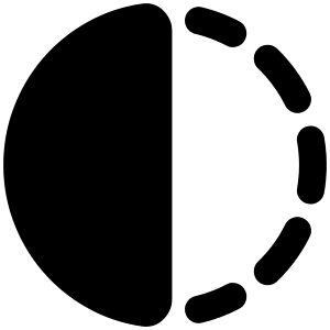 Flip Horizontal Circle 1 Icon from Plump Remix - Free Set