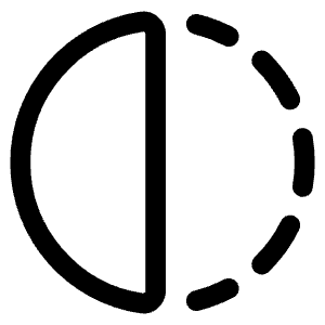Flip Horizontal Circle 1 Icon from Plump Line - Free Set