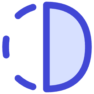 Flip Horizontal Circle 2 Icon from Flex Duo - Free Set
