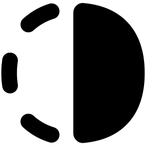 Flip Horizontal Circle 2 Icon from Flex Solid - Free Set