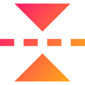 Flip Vertical Arrow 2 Icon from Sharp Gradient- Free Set