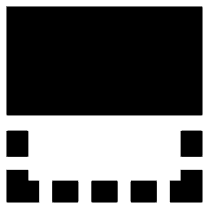 Flip Vertical Square 1 Icon from Sharp Remix - Free Set