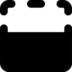 Flip Vertical Square 2 Icon from Core Solid - Free Set