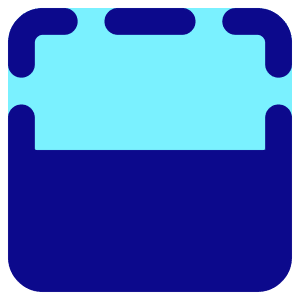 Flip Vertical Square 2 Icon from Core Pop - Free Set