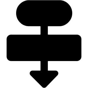 Flow Chart Hierachy Icon from Ultimate Bold - Free Set