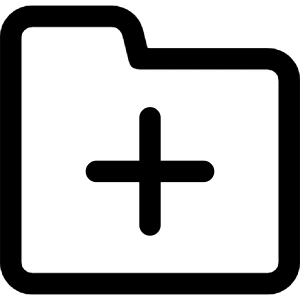 Folder Add Icon from Core Line - Free Set