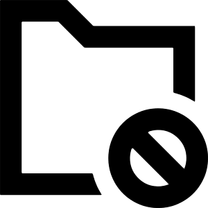 Folder Block Icon from Sharp Remix - Free Set
