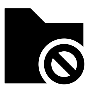 Folder Block Icon from Sharp Solid - Free Set