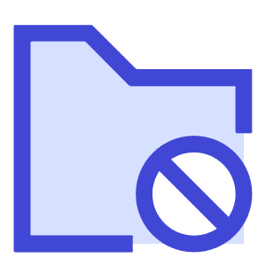 Folder Block Icon from Sharp Duo - Free Set