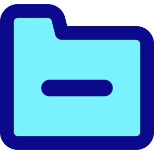 Folder Delete Icon from Core Pop - Free Set