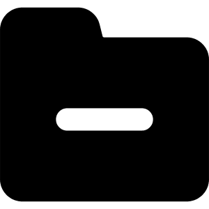 Folder Delete Icon from Core Solid - Free Set