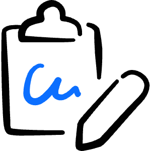 Form Edition Clipboard Write Icon from Freehand Duotone - Free Set