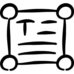 Form Edition Text 2 Icon from Freehand Line - Free Set