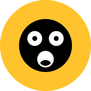 Frightened Smiley Icon from Kameleon Pop - Free Set