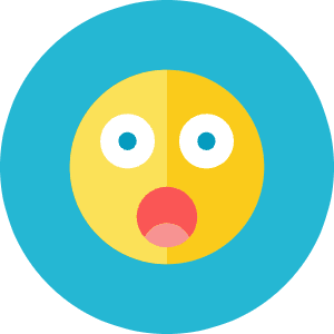 Frightened Smiley Icon from Kameleon Colors - Free Set