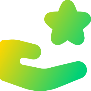 Give Star Icon from Flex Gradient - Free Set