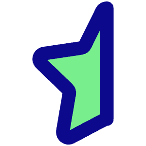 Half Star 1 Icon from Core Pop - Free Set