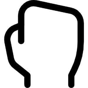 Hand Grab Icon from Core Line - Free Set