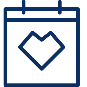 Heart Calendar Icon from Cyber Line - Free Set
