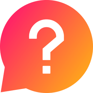 Help Chat 2 Icon from Sharp Gradient- Free Set