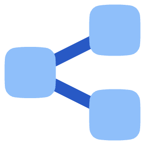 Hierarchy 1 Icon from Plump Flat - Free Set