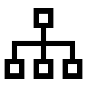 Hierarchy 2 Icon from Sharp Line - Free Set
