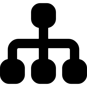 Hierarchy 2 Icon from Core Solid - Free Set