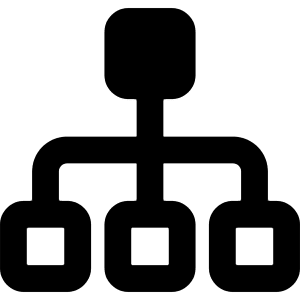 Hierarchy 2 Icon from Core Remix - Free Set