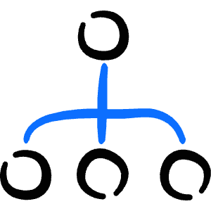 Hierarchy Icon from Freehand Duotone - Free Set