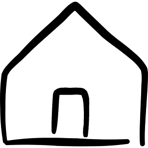 Home Icon from Freehand Line - Free Set