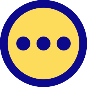 Horizontal Menu Circle Icon from Core Pop - Free Set