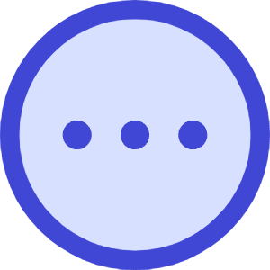 Horizontal Menu Circle Icon from Core Duo - Free Set