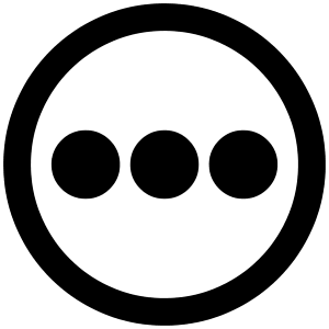 Horizontal Menu Circle Icon from Plump Remix - Free Set