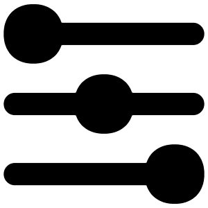 Horizontal Slider 2 Icon from Flex Solid - Free Set