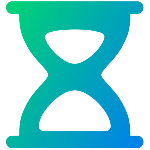 Hourglass Icon from Plump Gradient - Free Set