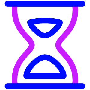 Hourglass Icon from Plump Neon - Free Set