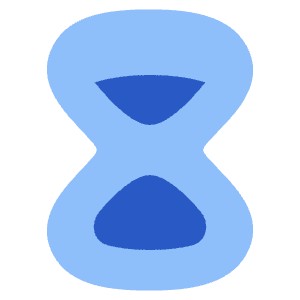 Hourglass Icon from Plump Flat - Free Set
