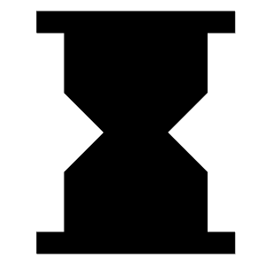 Hourglass Icon from Sharp Solid - Free Set