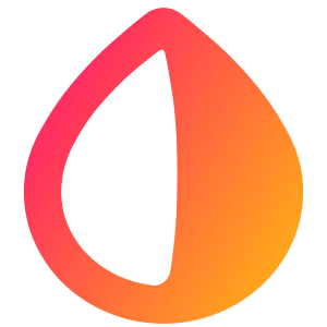 Image Saturation Vertical Icon from Plump Gradient - Free Set