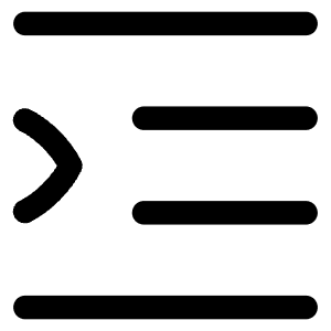 Increase Indent Icon from Flex Line - Free Set