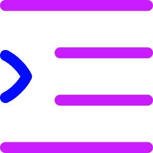 Increase Indent Icon from Flex Neon - Free Set