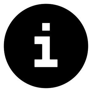 Information Circle Icon from Sharp Solid - Free Set