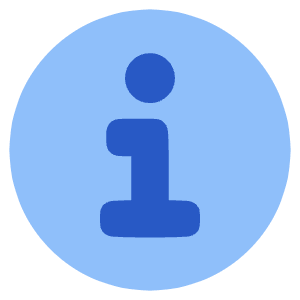 Information Circle Icon from Plump Flat - Free Set