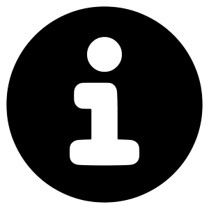 Information Circle Icon from Plump Solid - Free Set