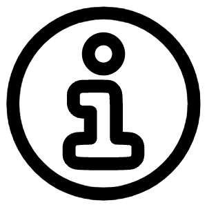 Information Circle Icon from Plump Line - Free Set