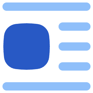Insert Center Left 1 Icon from Flex Flat - Free Set