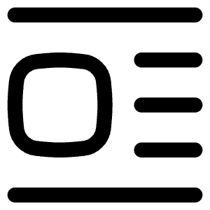 Insert Center Left 1 Icon from Flex Line - Free Set