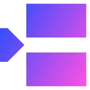 Insert Row Icon from Sharp Gradient- Free Set