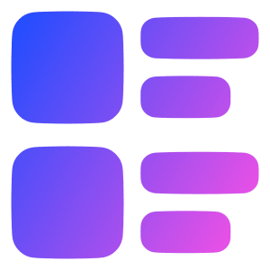 Insert Side Icon from Plump Gradient - Free Set